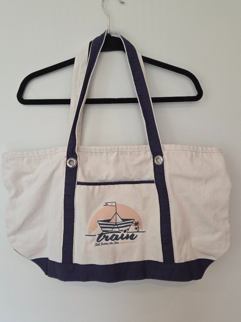 Train “Sail Across the Sun” Limited Edition Canvas Boat Tote